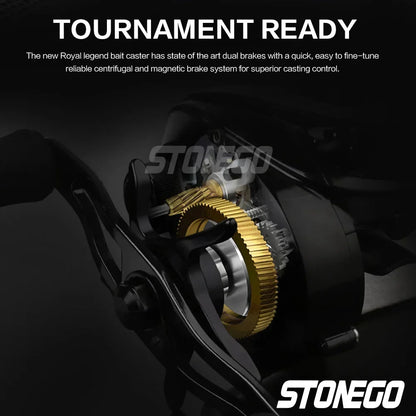 Baitcasting Reel with Magnetic Brake