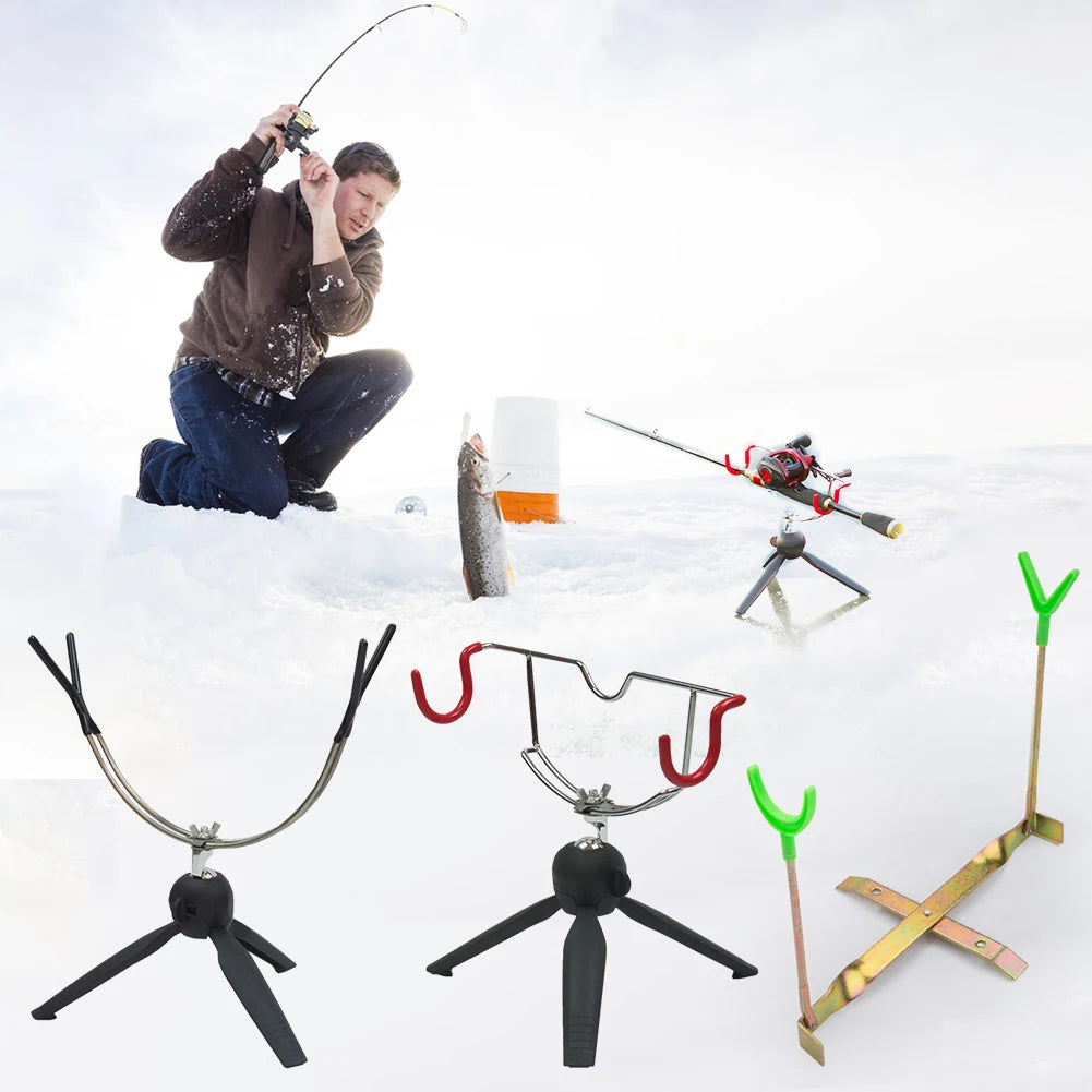 Portable Ice Fishing Rod Holder